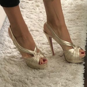 CHRISTIAN LOUBOUTIN FORTUNA 140 Platform Sandals